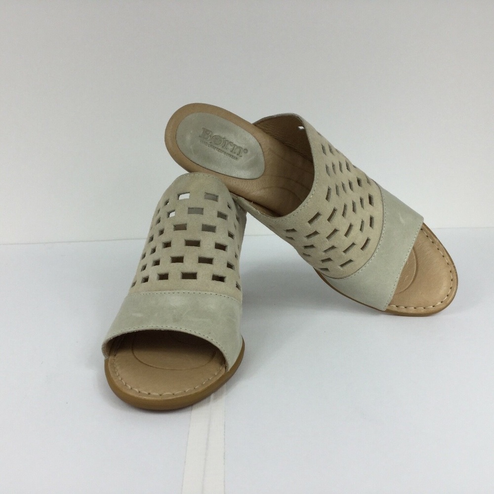 Born Women Suede Leather Open Toe Sandal
